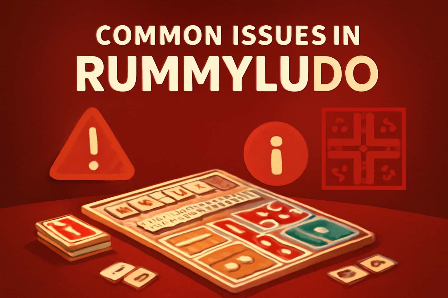 A visual representation highlighting common issues faced in RummyLudo.