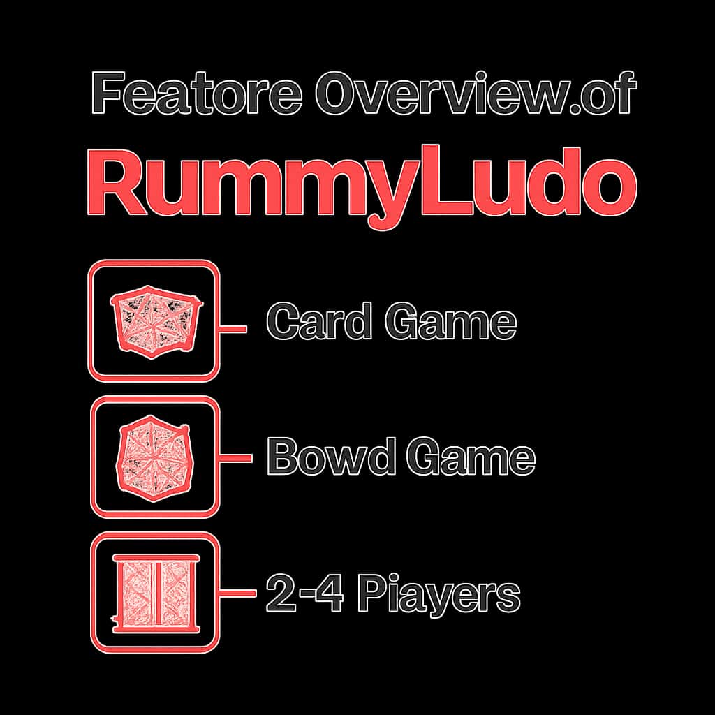 Educational diagram for RummyLudo features.