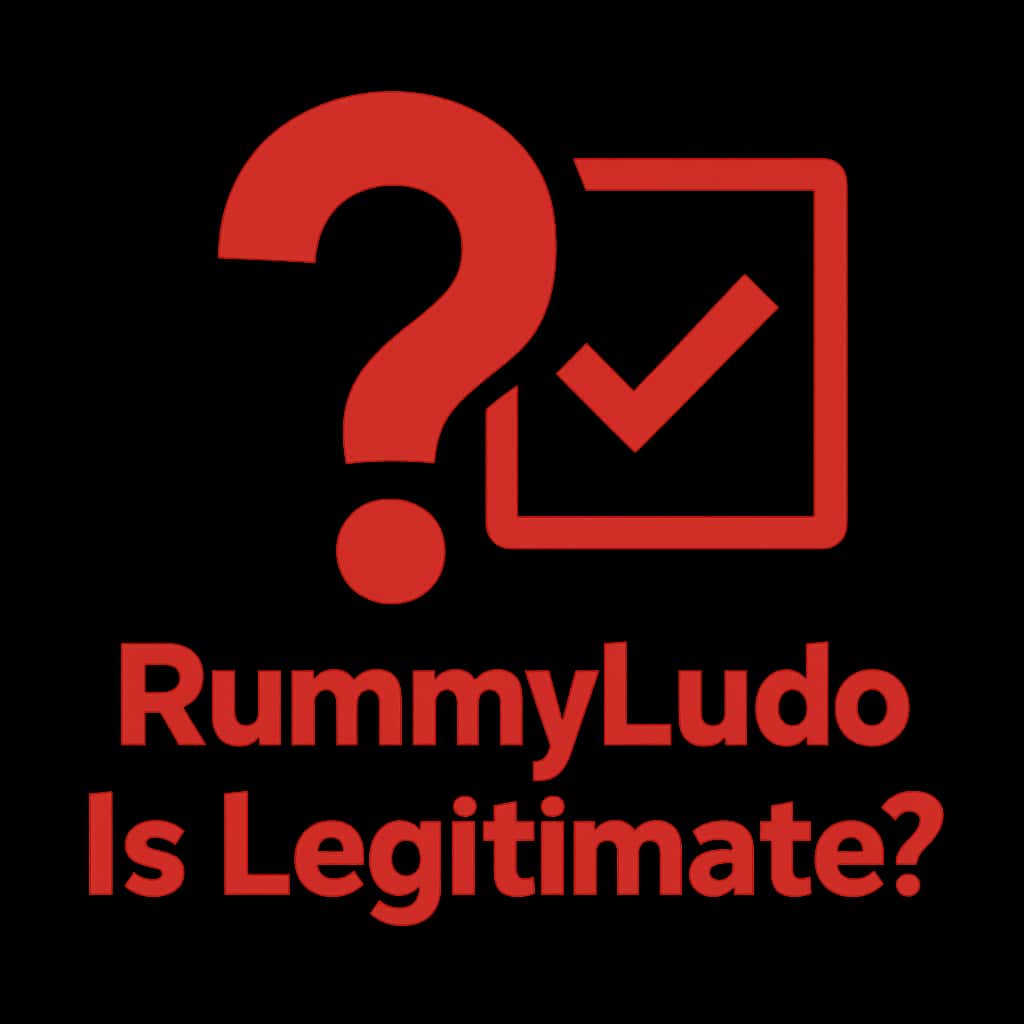 Badge indicating the legitimacy query of RummyLudo.