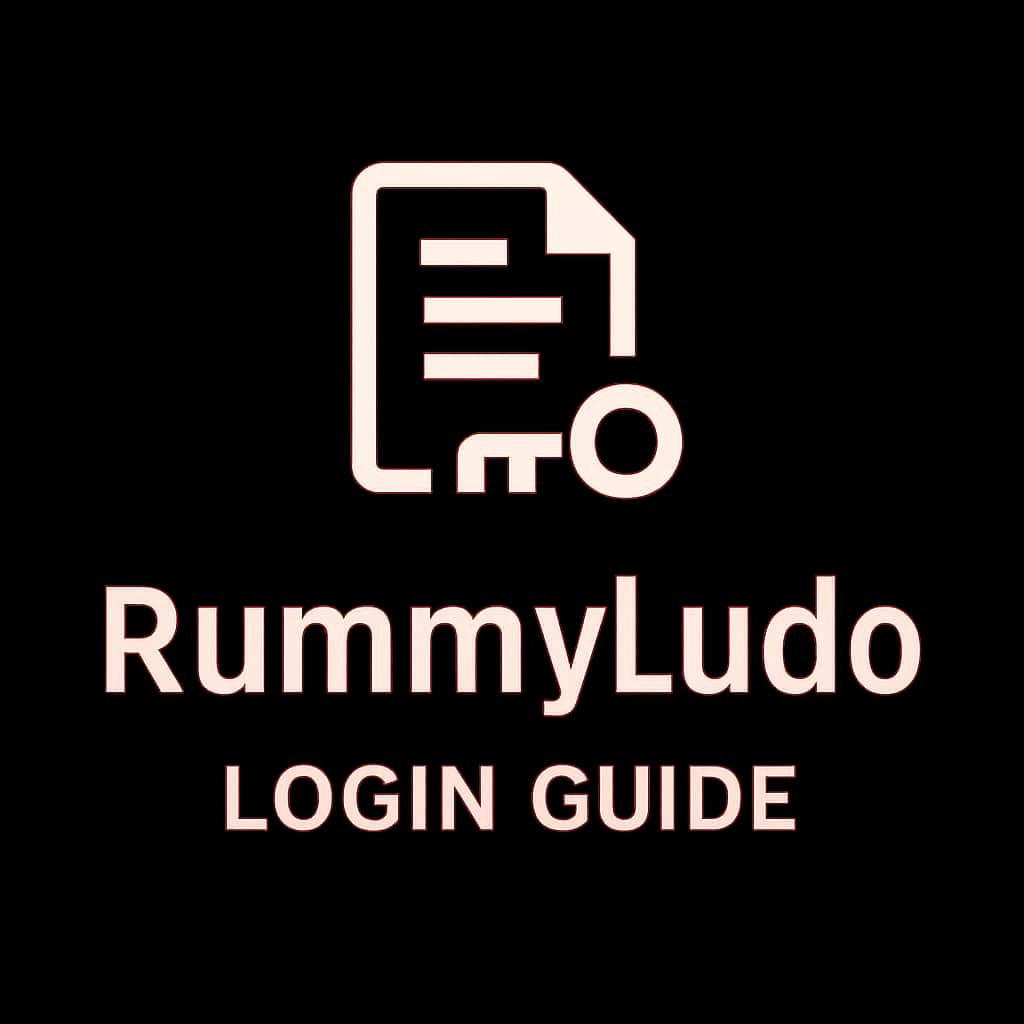 A professional badge representing the RummyLudo Login Guide.
