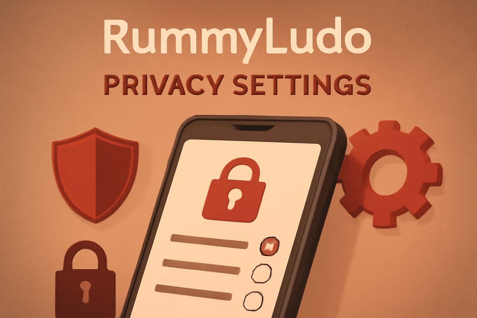 An informative graphic showcasing RummyLudo Privacy Settings.
