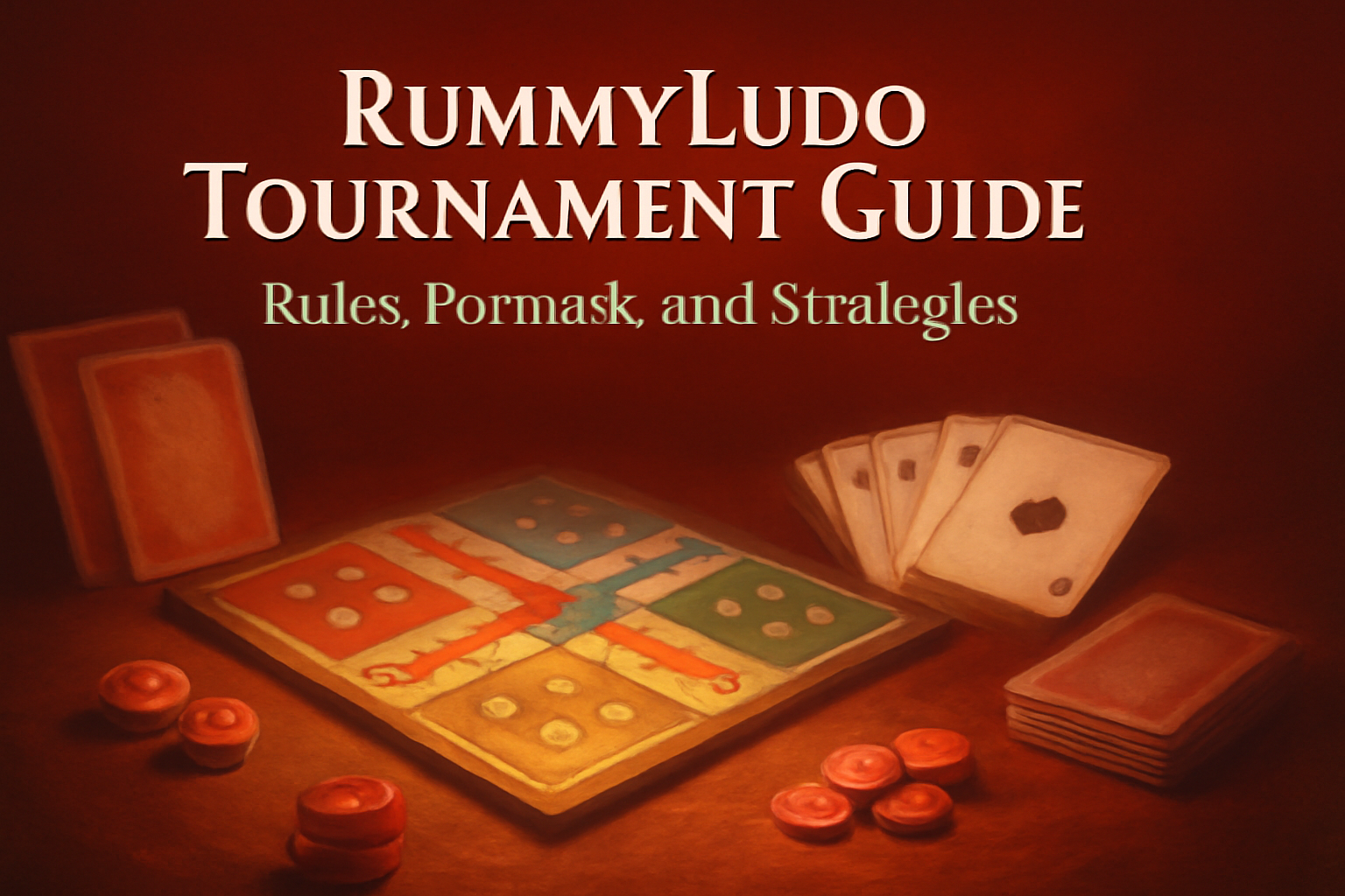 Illustration of RummyLudo feature overview in a professional setting.