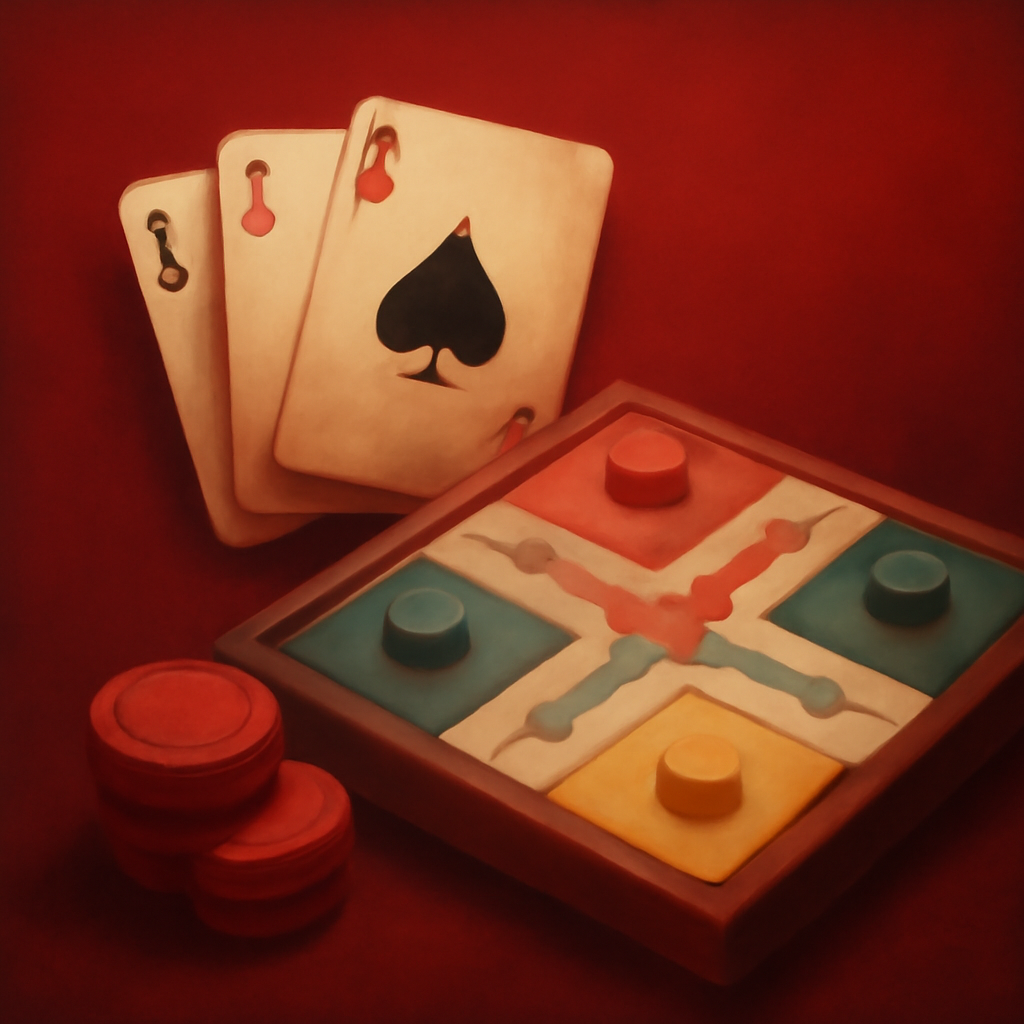 Icon representing RummyLudo feature overview.