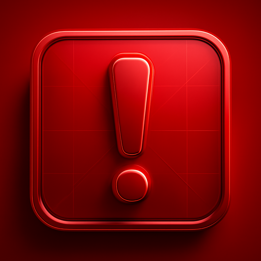 Icon representing common issues in the RummyLudo platform.