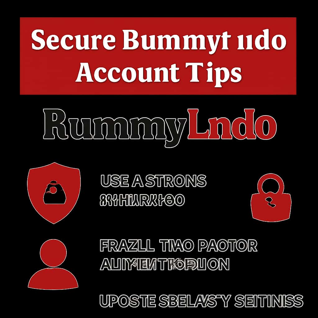 An educational diagram on Secure RummyLudo Account Tips.